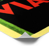 カーネベールヴィアレッジオカーニバルオールドイタリアンアールデコ ポスター (角)