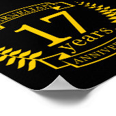 カーネリア結婚ン・ジェムストーンの17周年 ポスター (角)