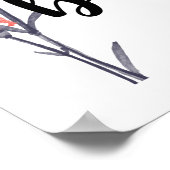 カーネーションで美しいグッドモーニング ポスター (角)