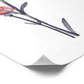 カーネーションで美しいグッドモーニング ポスター (角)