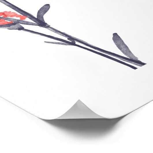 カーネーションで美しいグッドモーニング ポスター (角)