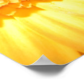 カーネーションとイエローガーベラ ポスター (角)