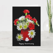 カーネーションとデイジー記念日 シーズンカード (正面)