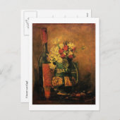 カーネーションとバラとボトル シーズンポストカード (正面/裏面)