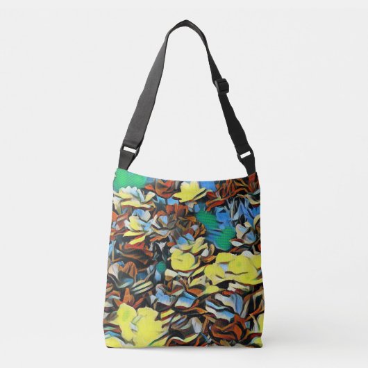 カーネーションのトートバッグと夢 クロスボディバッグ (正面)