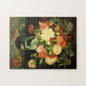 カーネーションのパズルが付いているゴッホのつぼ ジグソーパズル (横)