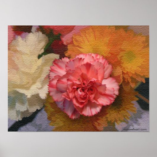 カーネーションのポスター ポスター (正面)