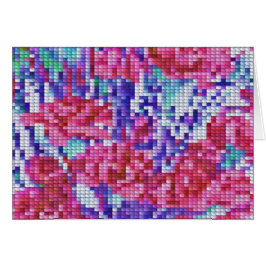 カーネーションの十字のステッチ