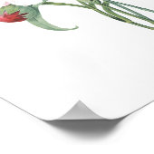 カーネーションの最高級植物性プリント ポスター (角)