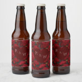 カーネーションの湖畔の結婚式 ビールラベル (ボトル)