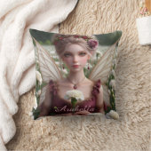 カーネーションの美しい1月の妖精 クッション (ブランケット)