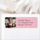 カーネーションの美しい1月の妖精 ラベル (インサイチュ)