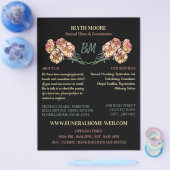 カーネーションの花，葬儀場，ディレクタ チラシ (シングル)