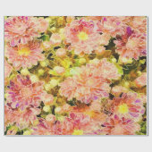 カーネーションカラフルギフト紙 ラッピングペーパー (フラット)