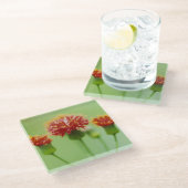 カーネーションコースター – ザフローラコレクション ガラスコースター (アングル)