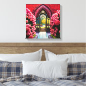 カーネーションズの門:シークレットガーデンへようこそ キャンバスプリント (インサイチュ (寝室))