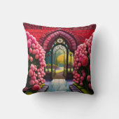 カーネーションズの門:シークレットガーデンへようこそ クッション (正面)