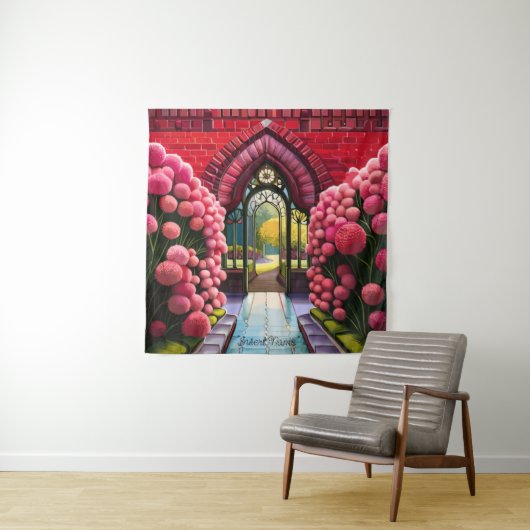 カーネーションズの門：シークレットガーデンへようこそ タペストリー (インサイチュ)