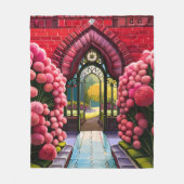 カーネーションズアドーンゲート、シークレットガーデンへようこそ フリースブランケット (正面)