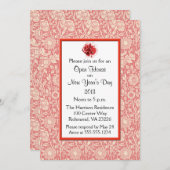 カーネーションズオープンハウス元旦 招待状 (正面/裏面)