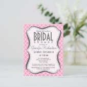 カーネーションピンククローバー インビテーションポストカード (スタンド正面)