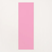 カーネーションピンク無地の色 |クラシック |エレガント | ヨガマット (正面)