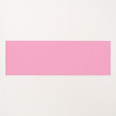 カーネーションピンク無地の色 |クラシック |エレガント | ヨガマット (正面(横))