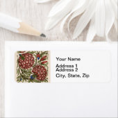 カーネーションフラワータイルアンティークアート ラベル (インサイチュ)