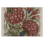 カーネーションフラワータイルアンティーク素朴アート カッティングボード (正面)