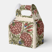 カーネーションフラワータイルアンティーク素朴アート フェイバーボックス (正面サイド)