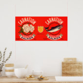 カーネーションブランドサーモンラベル – ワシントン州シアトル ポスター (キッチン)