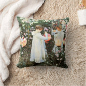 カーネーションユリユリのバラのアメリカ人のMoJoの枕 クッション (ブランケット)