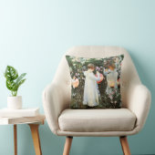 カーネーションユリユリのバラのアメリカ人のMoJoの枕 クッション (椅子)