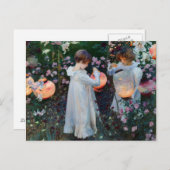 カーネーションリリリーバラジョンサルゲントファインアート ポストカード (正面/裏面)