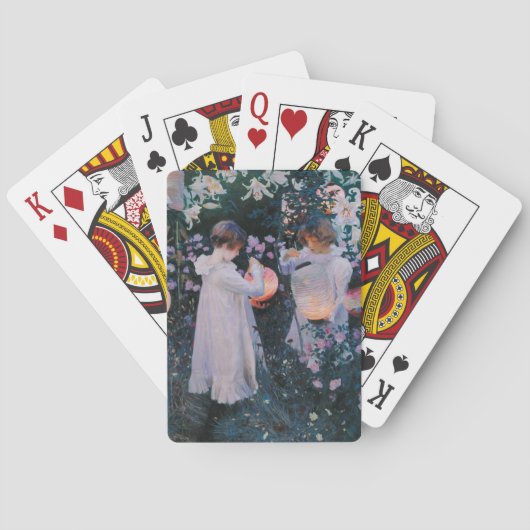 カーネーションリリリーバラジョンシンガーサーゲントアート トランプ (裏面)