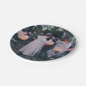 カーネーションリリリーバラジョンシンガーサーゲントアート ペーパープレート (アングル)