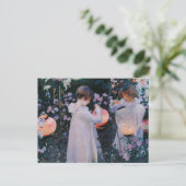 カーネーションリリリーバラジョンシンガーサーゲントアート ポストカード (スタンド正面)