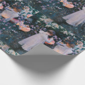 カーネーションリリリーバラジョンシンガーサーゲントアート ラッピングペーパー (角)