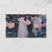 カーネーションリリリーバラジョンシンガーサーゲントアート 名刺 (裏面)