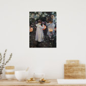 カーネーションリリーバラサージェントプリント ポスター (キッチン)