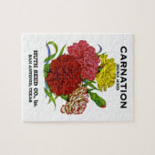 カーネーションヴィンテージシードパケット ジグソーパズル (横)