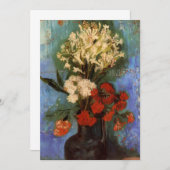 カーネーション付き花瓶by Vincent vanゴッホ (正面/裏面)