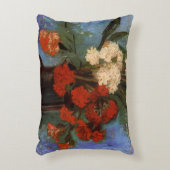カーネーション付き花瓶by Vincent vanゴッホ アクセントクッション (正面(垂直))