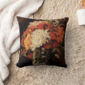 カーネーション付き花瓶by Vincent vanゴッホ クッション (ブランケット)