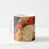 カーネーション付き花瓶by Vincent vanゴッホ コーヒーマグカップ (正面左)