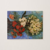 カーネーション付き花瓶by Vincent vanゴッホ ジグソーパズル (横)