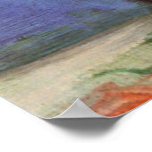 カーネーション付き花瓶by Vincent vanゴッホ ポスター (角)