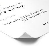 カーネーション側面のサインではなく結婚シートを選択 ポスター (角)