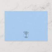 カーネーション忘れとメノッツ結婚の詳細 エンクロージャーカード (裏面)