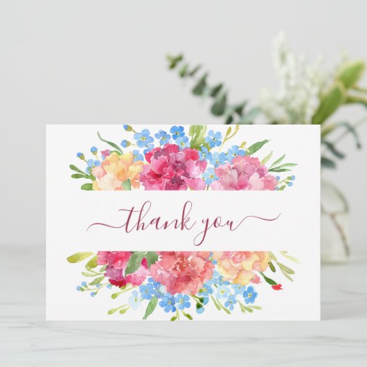 カーネーション忘れとメノッツ結婚ズ サンキューカード (スタンド正面)